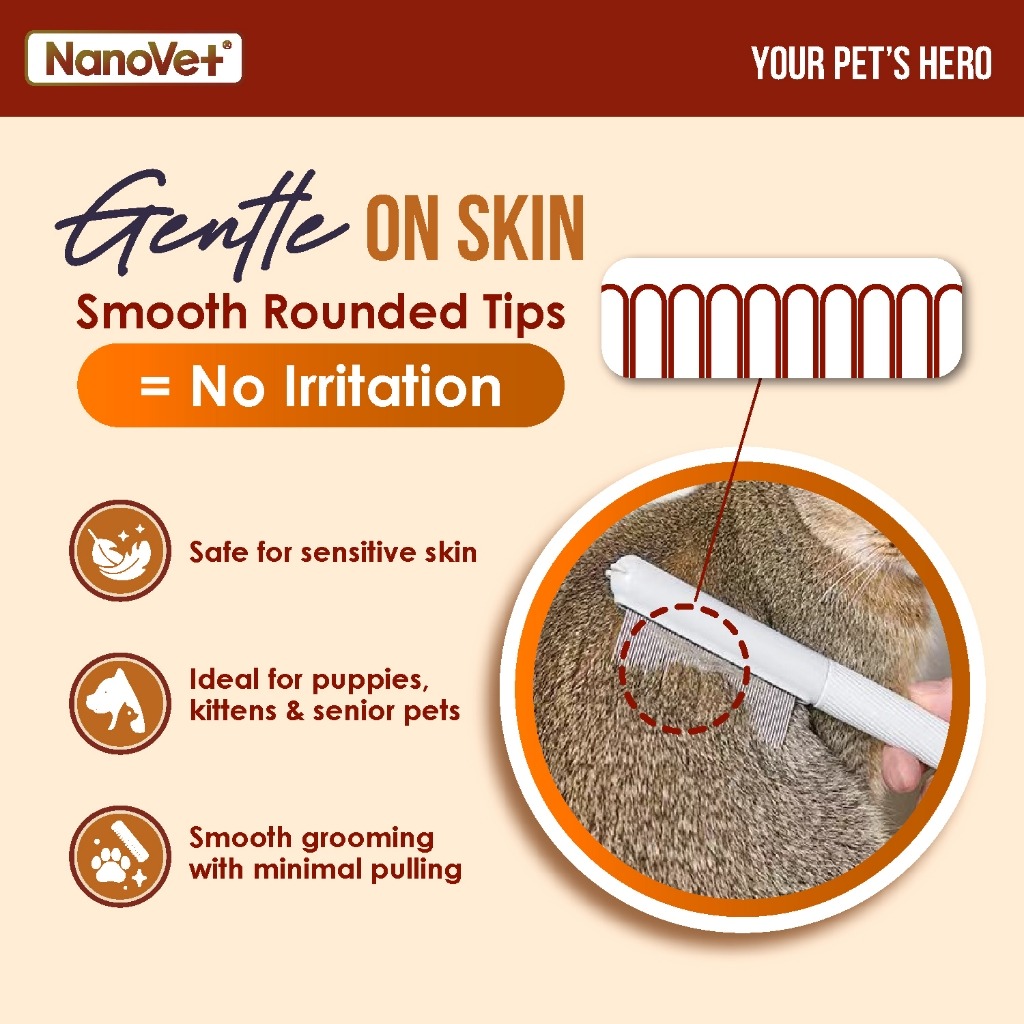 NANOVET FLEA & TICK COMB image 3