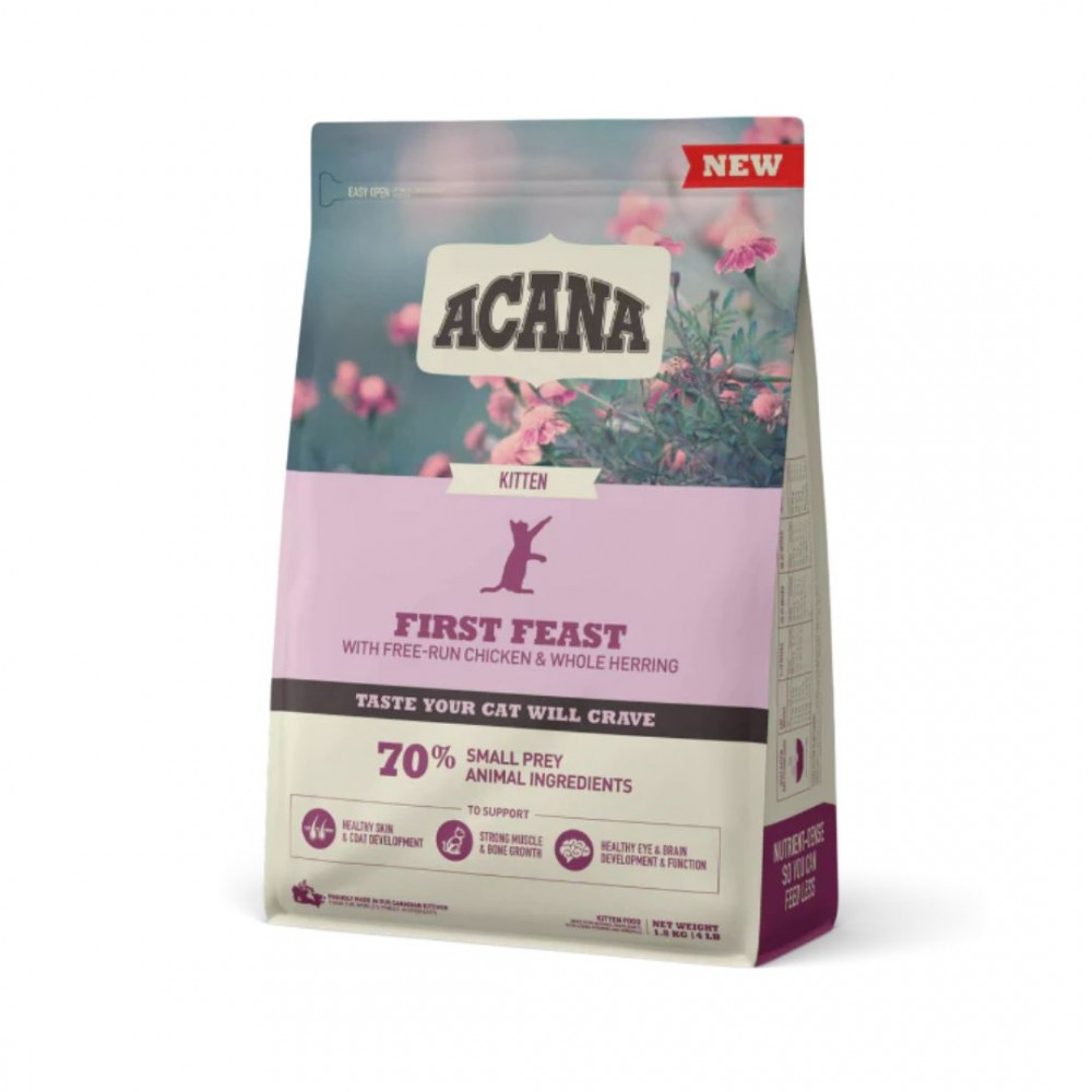 ACANA CAT 1.8KG FIRST FEAST KITTEN DRY CAT FOOD image 2