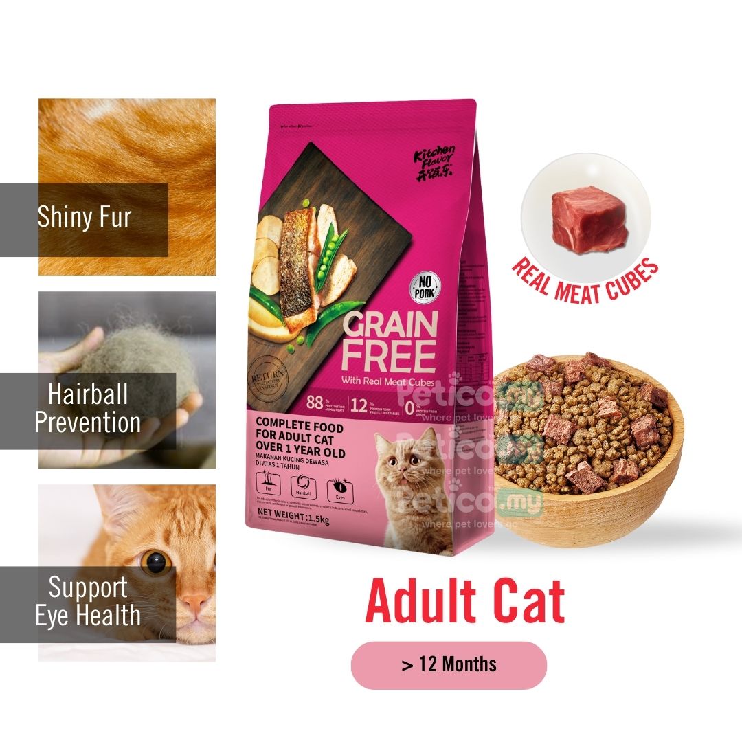 KITCHEN FLAVOR CAT 8KG GRAIN FREE COMPLETE FOOD FOR ADULT CAT image 4
