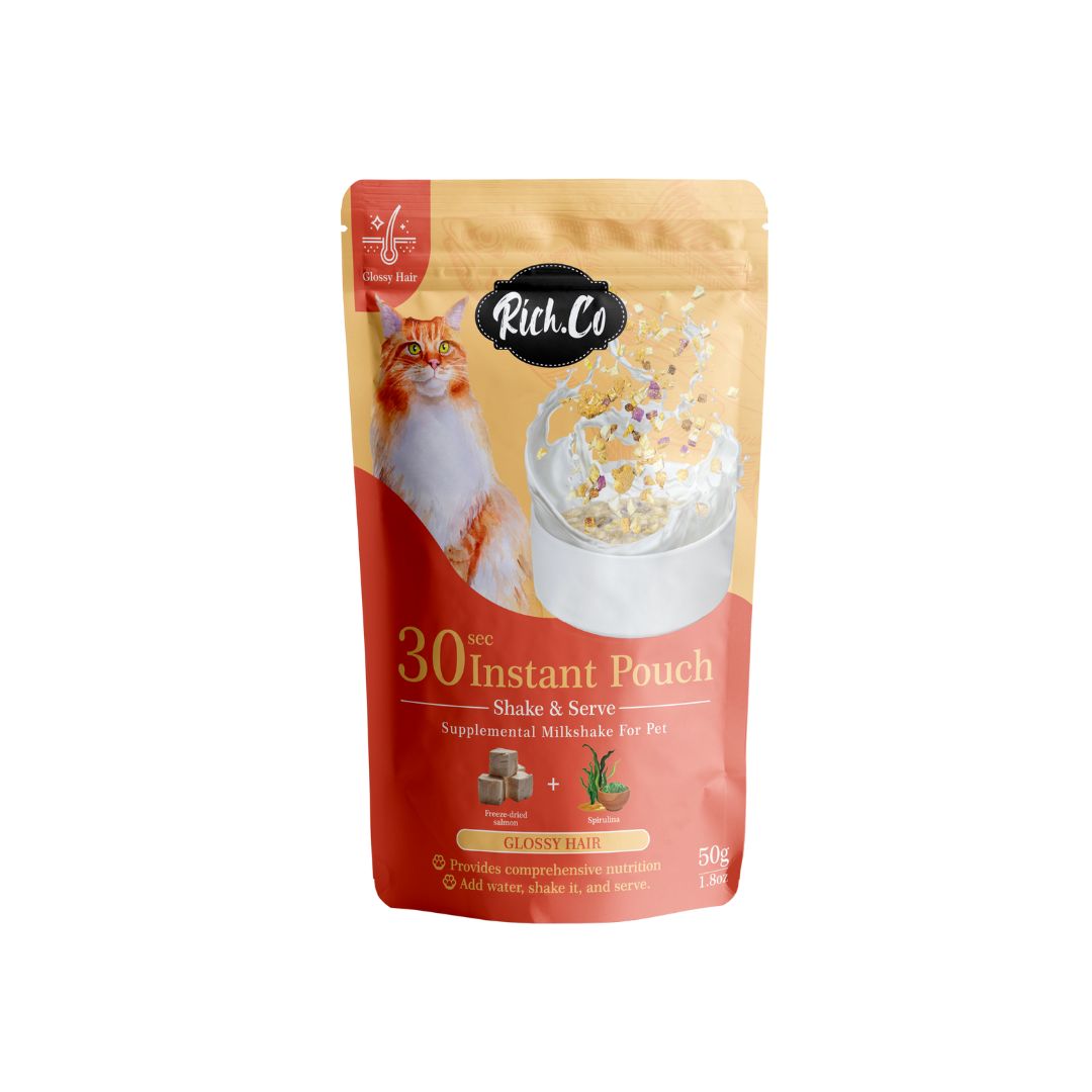 RICH.CO 30SEC INSTANT POUCH SUPPLEMENTAL MILKSHAKE FOR PET 50G FREEZE DRIED WET POUCH  image 3