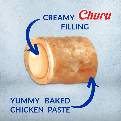 INABA CHURU BITES CHICKEN RECIPE WRAPS CHICKEN WITH CHEESE RECIPE 96G DOG TREATS image 5