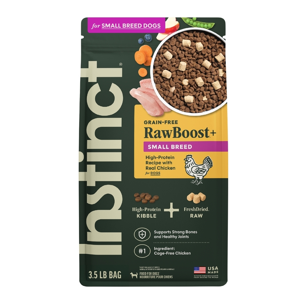 INSTINCT DOG RAW BOOST 1.5KG (3.5LB) SMALL BREED GRAIN FREE RECIPE WITH REAL CHICKEN DRY DOG FOOD image 2