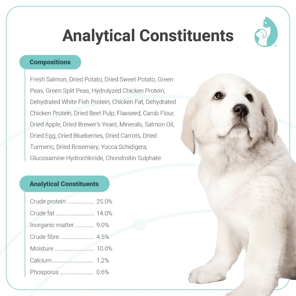 PET UNIVERSE NOURISH DOG VITALITY 4KG GLOWING SKIN AND COAT WITH FRESH SALMON + WHITEFISH DRY DOG FOOD image 2