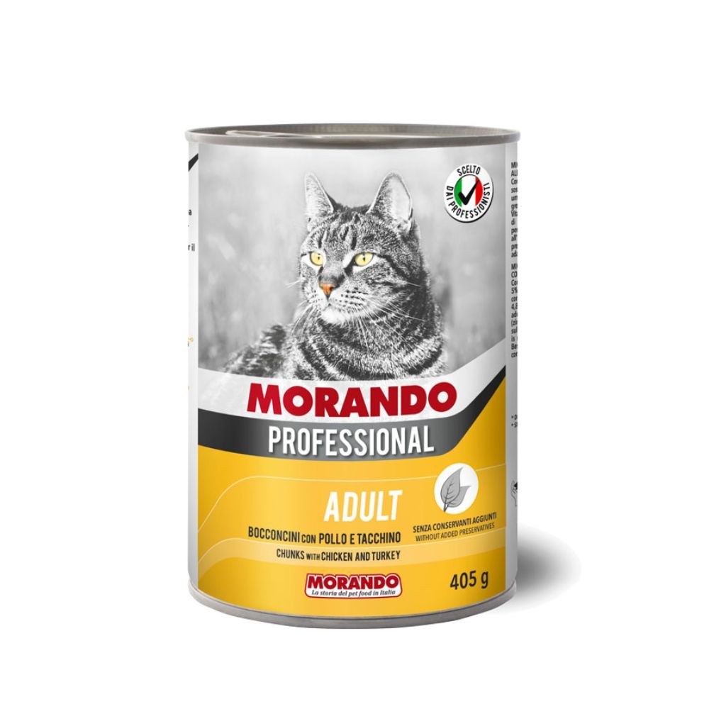 MORANDO CAT 405G CHUNKS CHICKEN & TURKEY WET CAT FOOD image 2