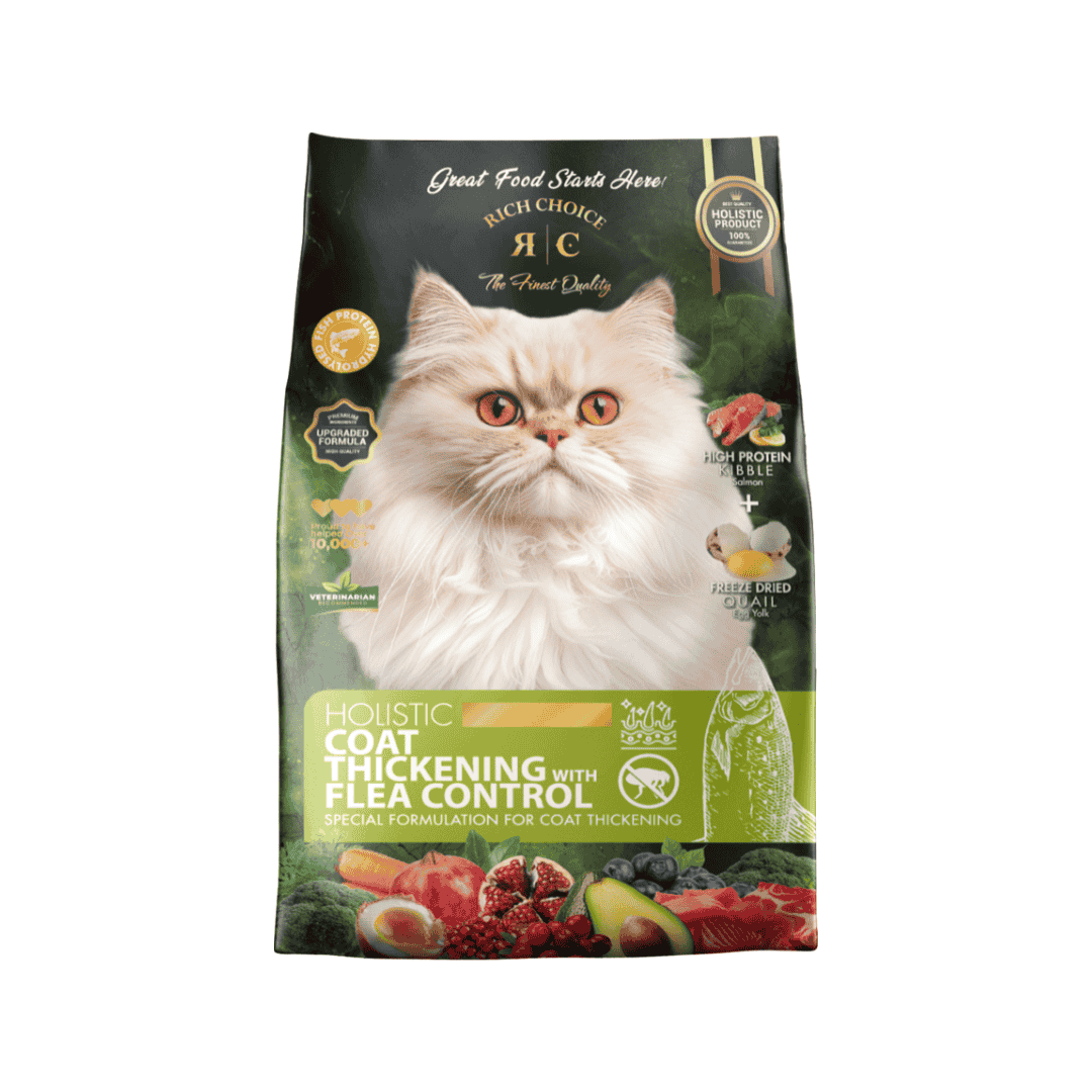 RICH CHOICE HOLISTIC COAT THICKENING WITH FLEA CONTROL DRY CAT FOOD image 3