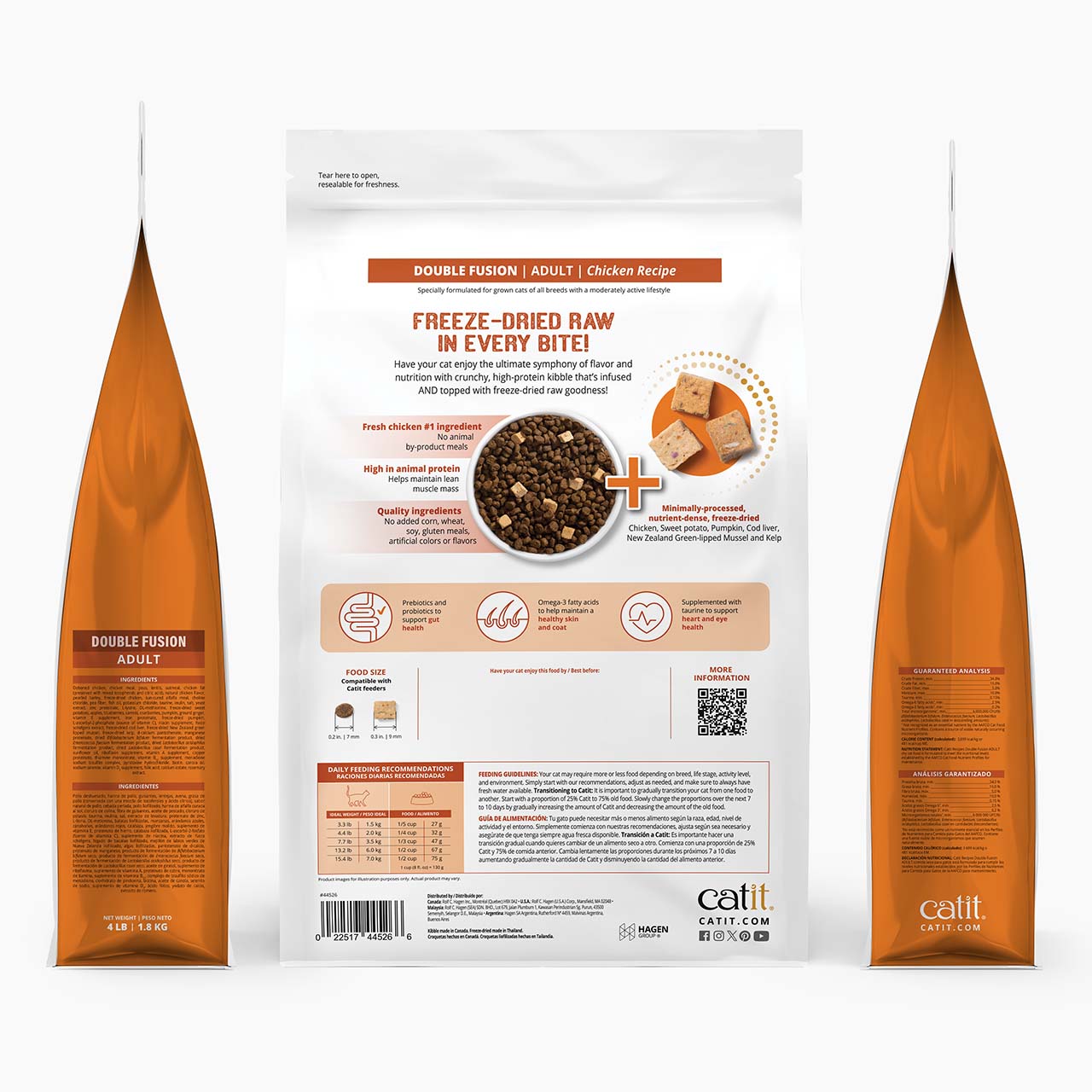 CATIT RECIPES DOUBLE FUSION 1.8KG ADULT CAT DRY CAT FOOD image 2
