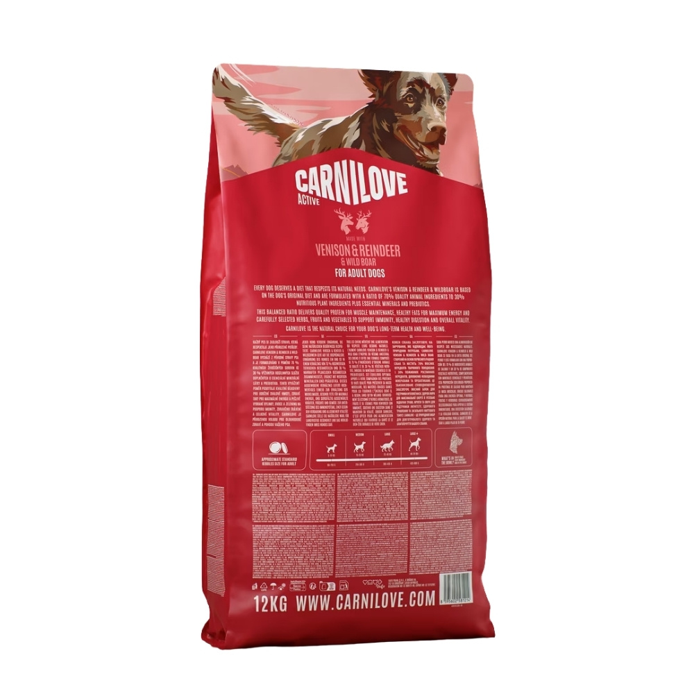 CARNILOVE DOG 1.5KG VENISON & REINDEER & WILD BOAR ADULT DRY DOG FOOD image 5