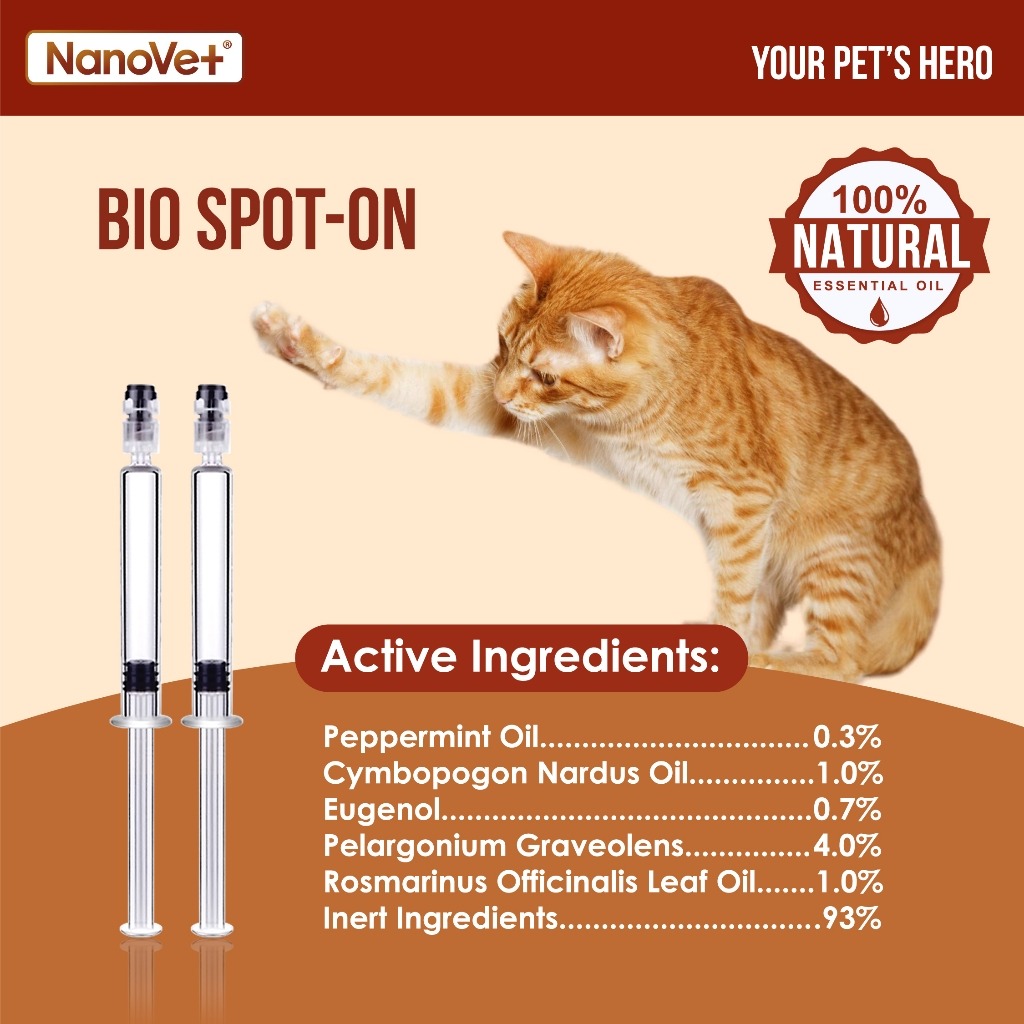 NANOVET SPOT-ON FLEA & TICK TREATMENT FOR CAT image 4