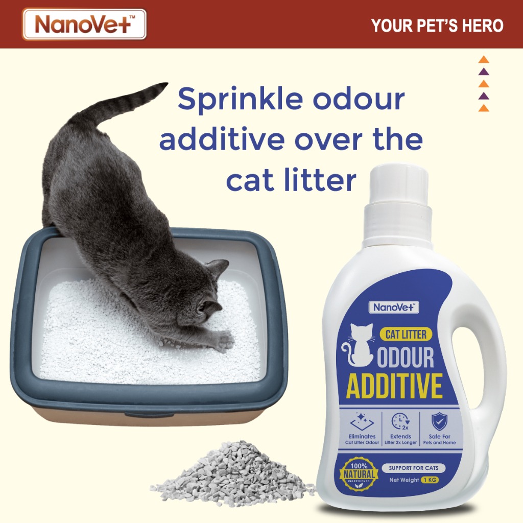 NANOVET CAT LITTER ADDITIVE 1KG image 2