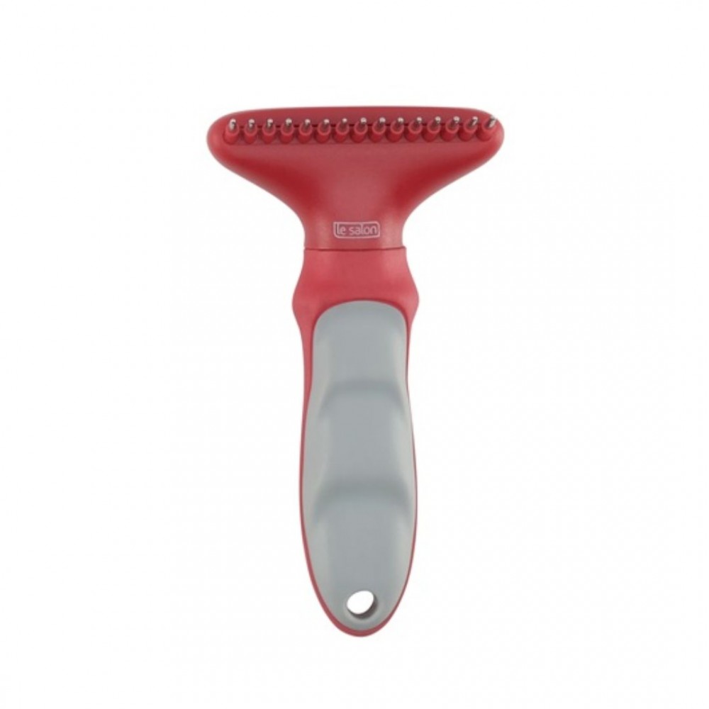 LE SALON ESSENTIAL DOG SINGLE UNDERCOAT RAKE SHORT TOOTH 15PIN image 2