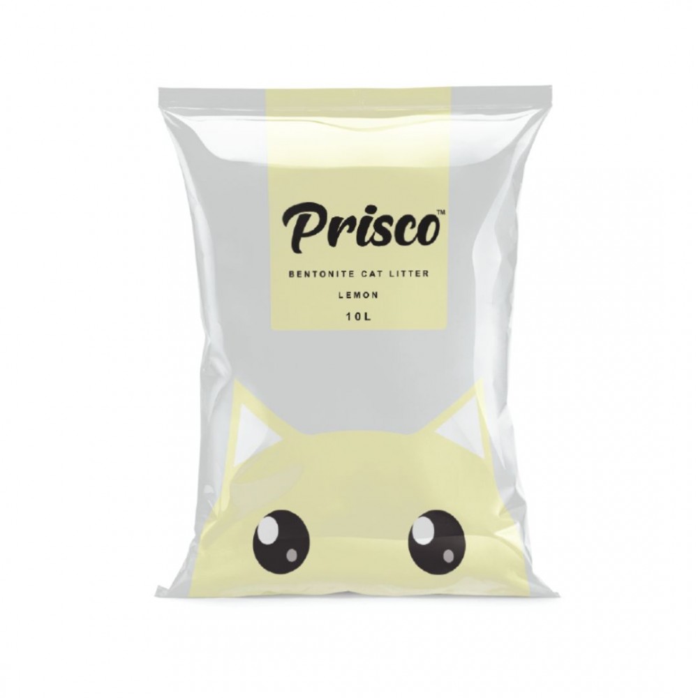 PRISCO 10L LEMON BENTONITE CAT LITTER image 2
