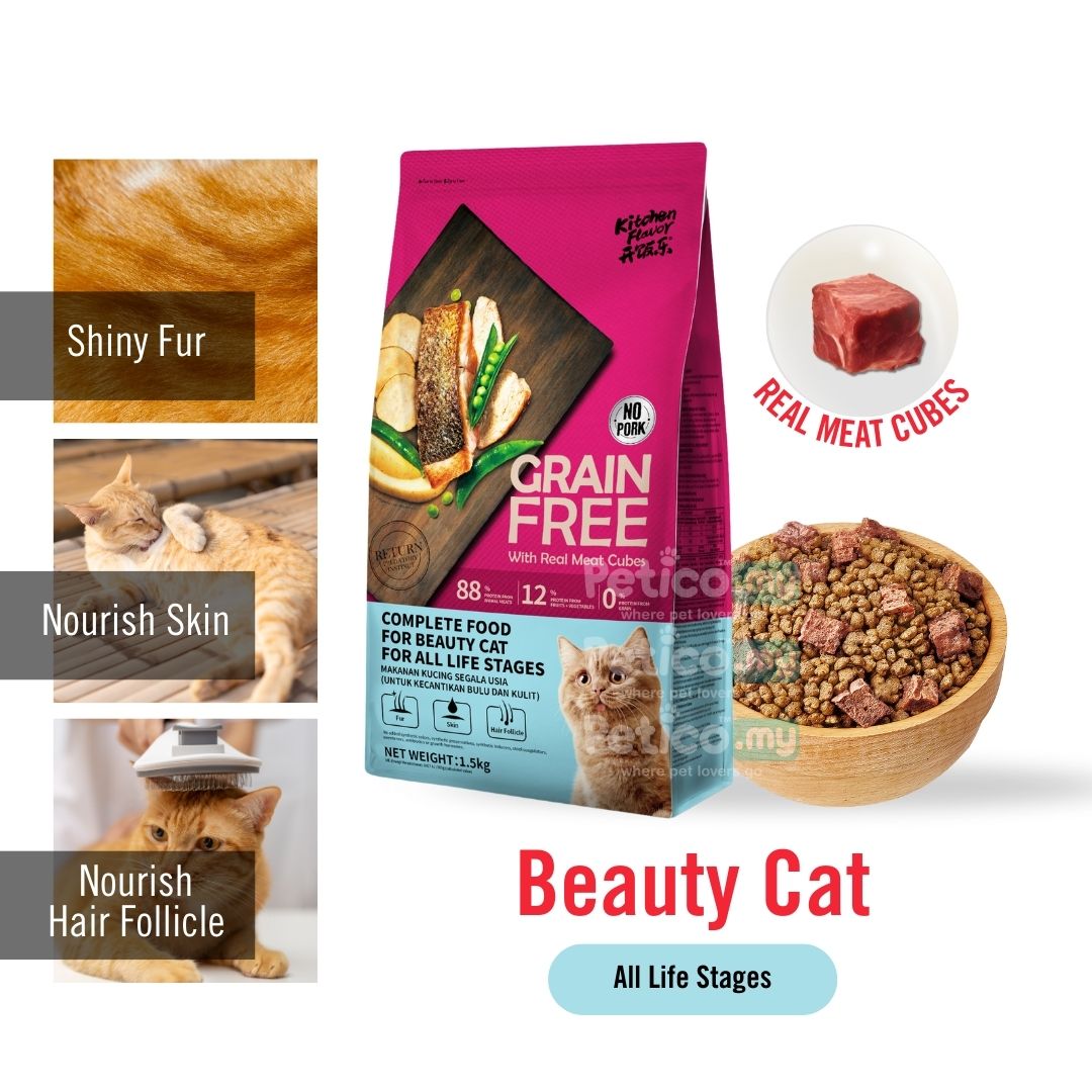 KITCHEN FLAVOR CAT 8KG GRAIN FREE COMPLETE BEAUTY CAT FOOD FOR ALL LIFE STAGES image 4