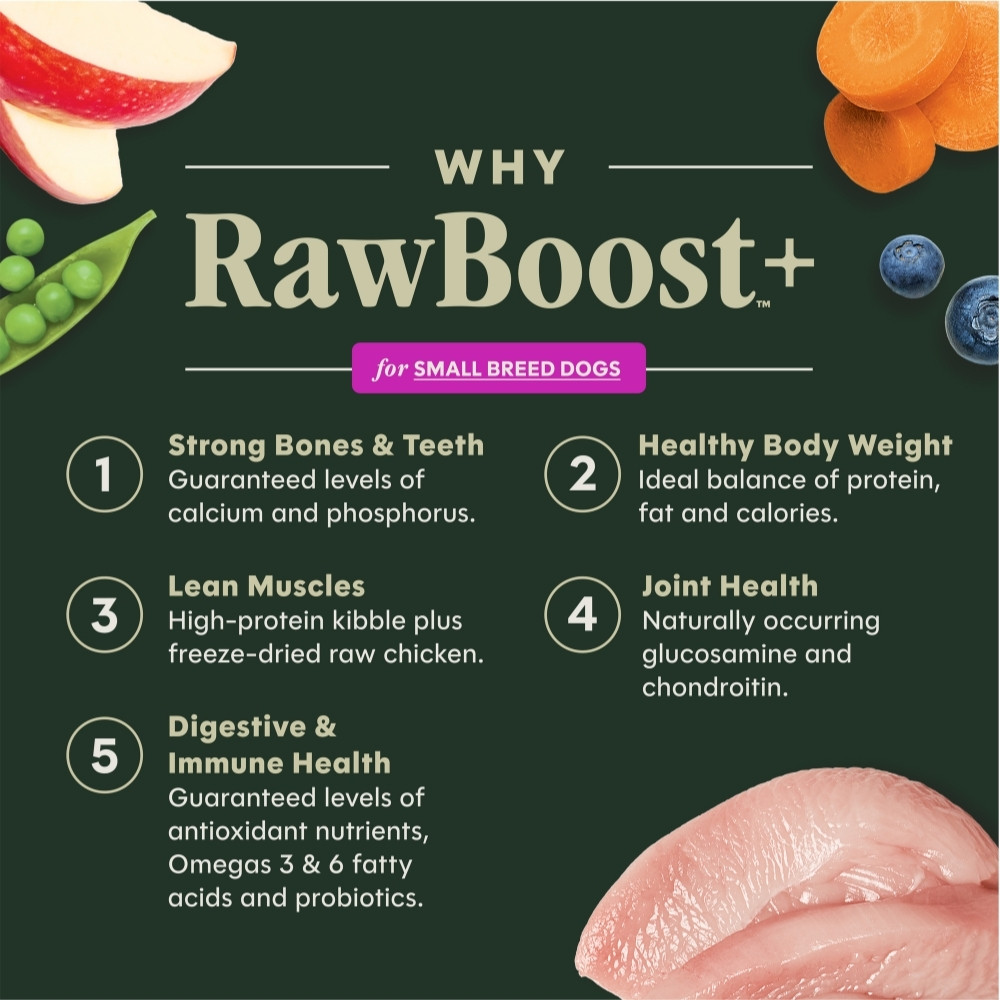INSTINCT DOG RAW BOOST 1.5KG (3.5LB) SMALL BREED GRAIN FREE RECIPE WITH REAL CHICKEN DRY DOG FOOD image 8