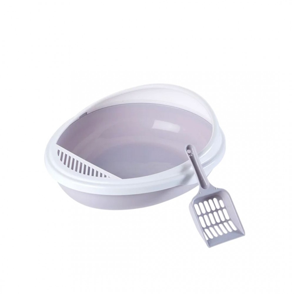 PTC CAT PAN GREY WITH SCOOP 40x30x9CM image 2