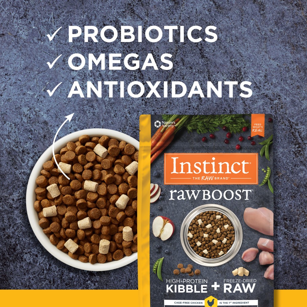 INSTINCT DOG RAW BOOST 1.8KG (4LB) GRAIN FREE RECIPE WITH REAL CHICKEN DRY DOG FOOD image 7