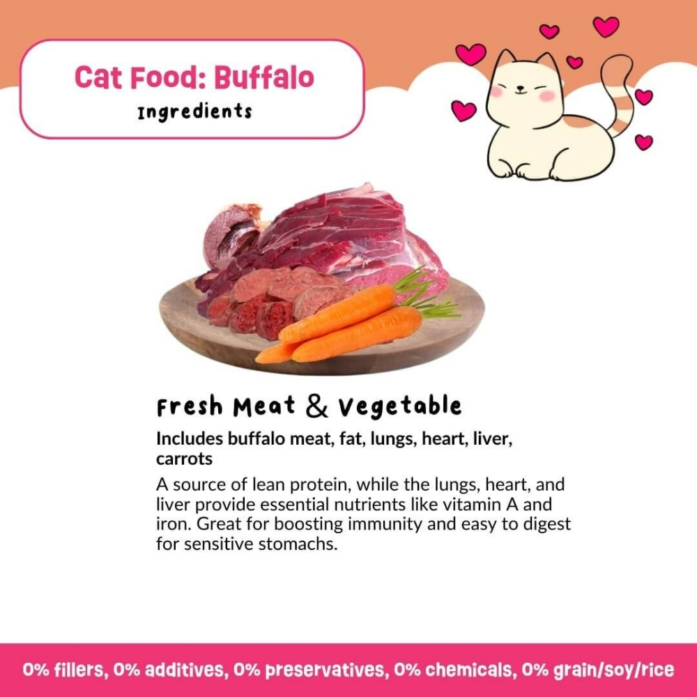 PETCHEF CAT 100G BUFFALO RECIPE COOKED CAT FOOD image 2