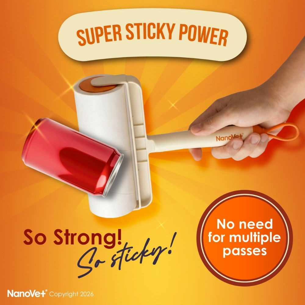 NANOVET EXTRA STICKY LINT ROLLER image 2