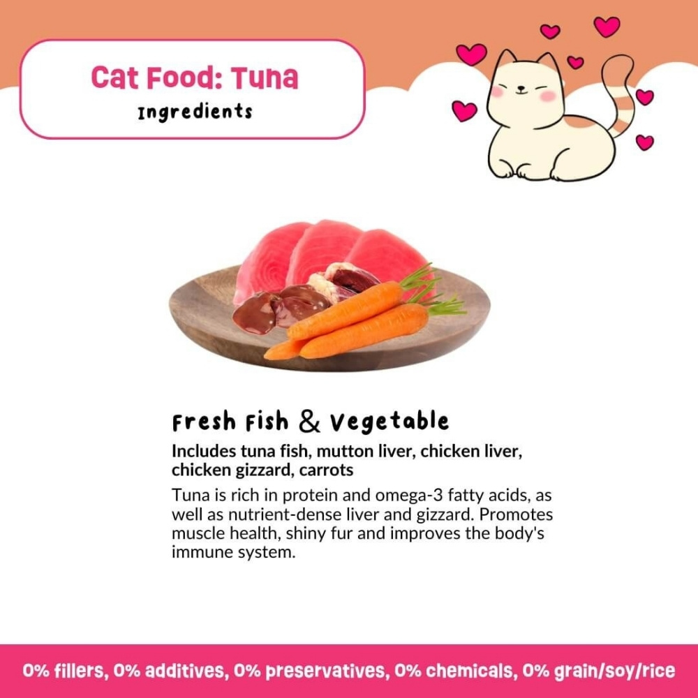 PETCHEF CAT 100G TUNA RECIPE COOKED CAT FOOD image 2