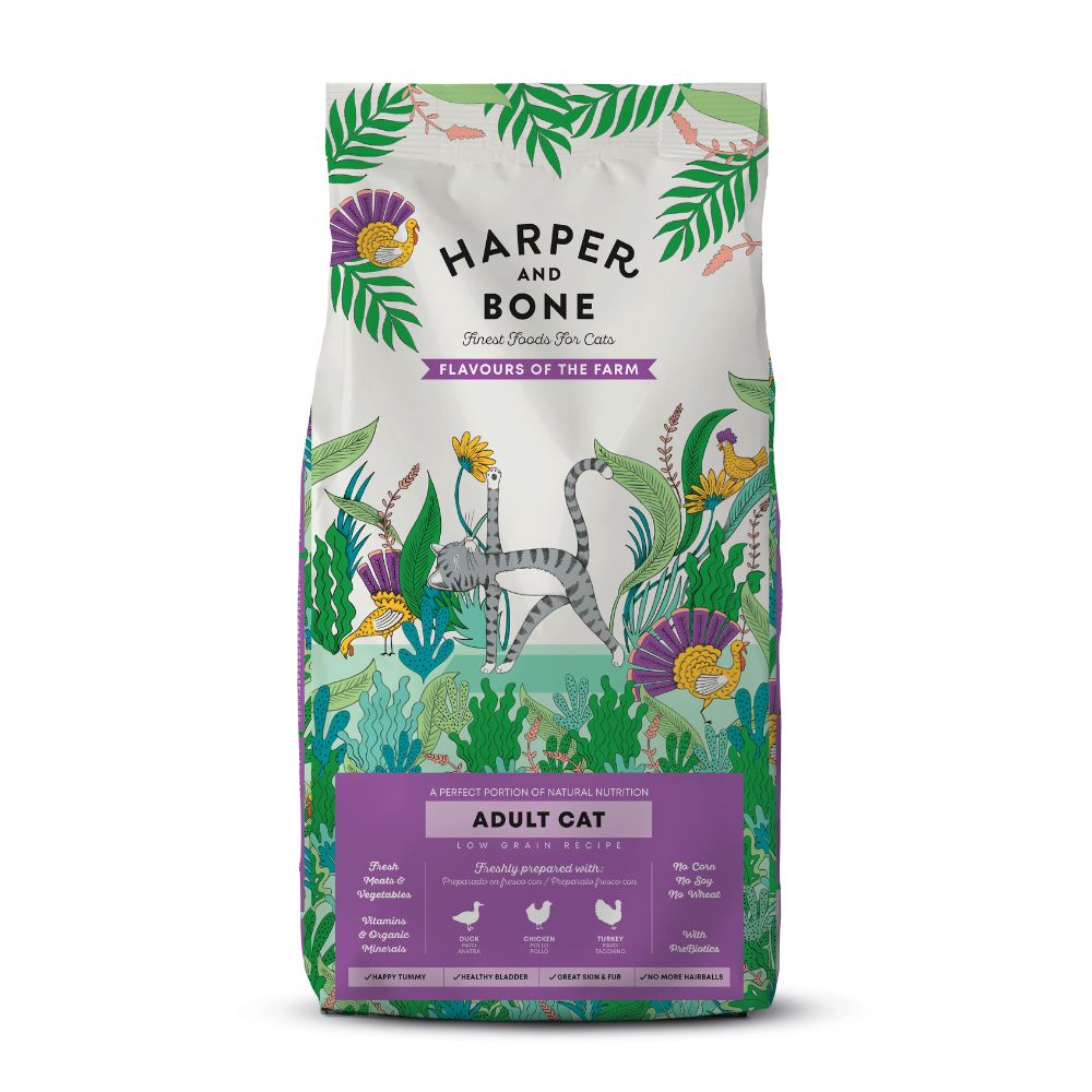 HARPER AND BONE CAT FLAVOURS OF THE FARM ADULT CAT DRY CAT FOOD image 3