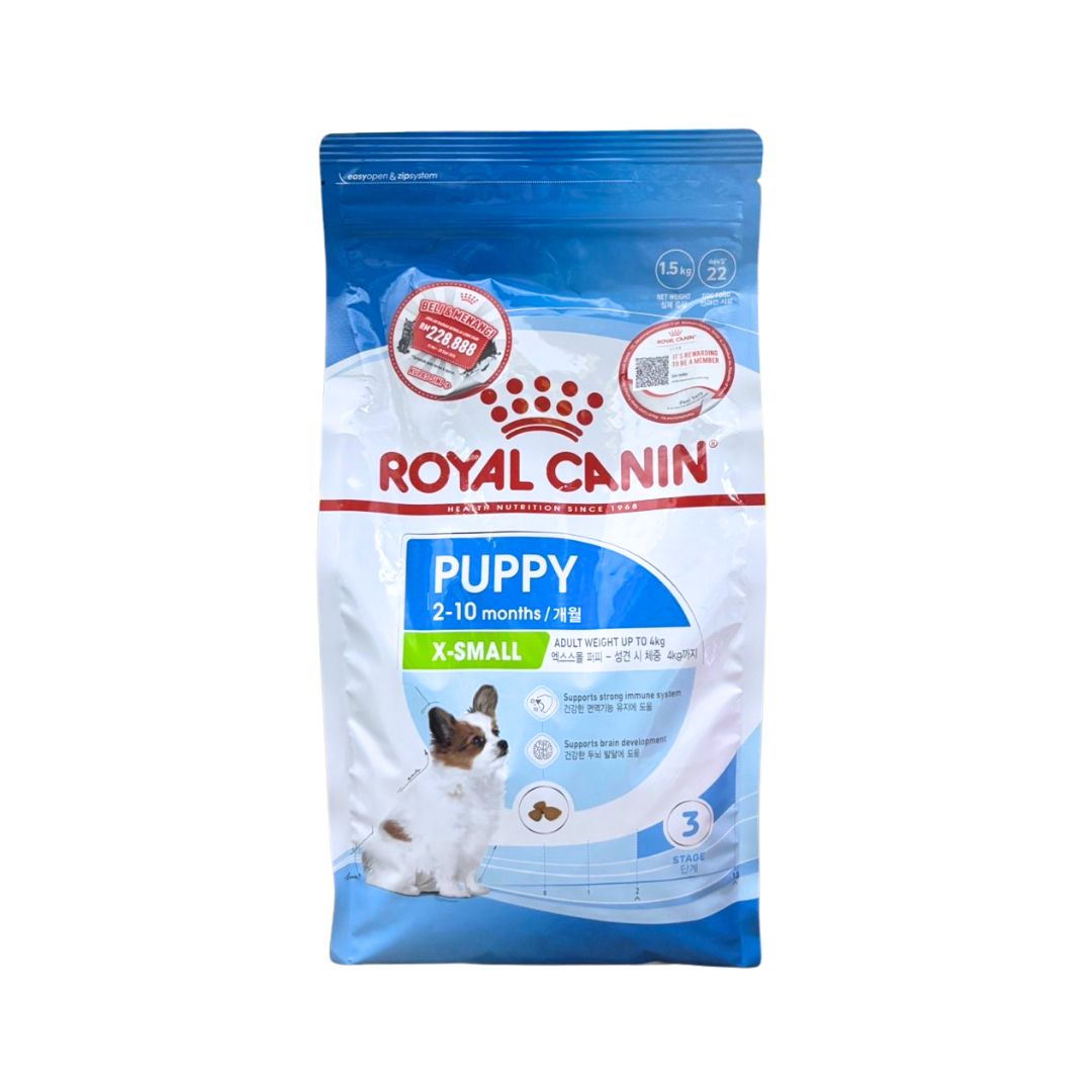 ROYAL CANIN XSMALL JUNIOR / PUPPY 3KG DRY DOG FOOD image 9