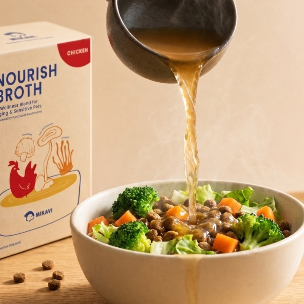 MIKAVI 50GX5 NOURISH BROTH DUCK WET DOG FOOD image 2