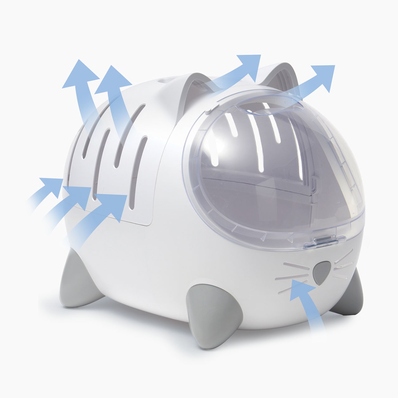 CATIT PIXI MIO CARRIER WHITE 52X35X39CM image 11