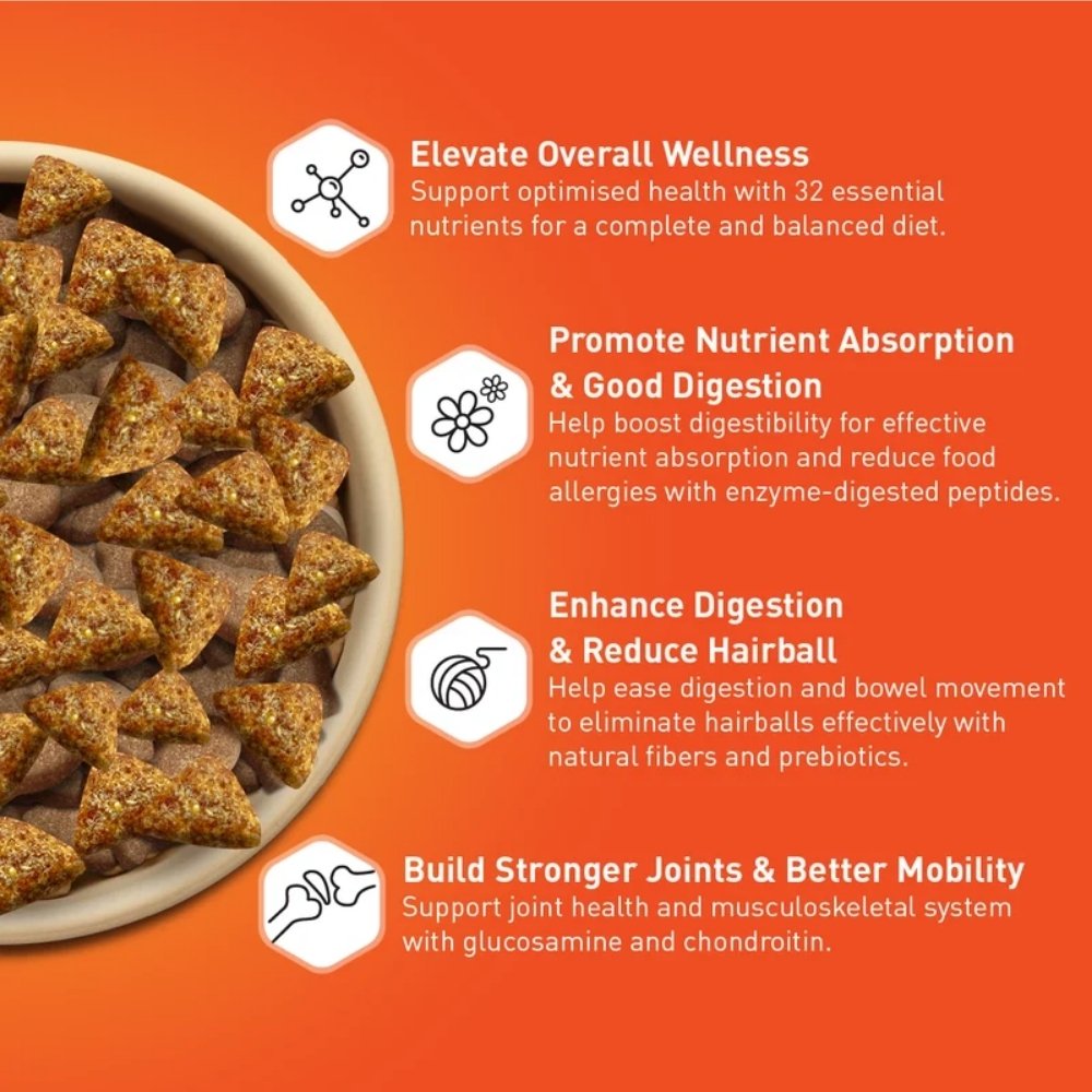 PRODIET 1.25KG SENIOR COD & CHICKEN DRY CAT FOOD image 7