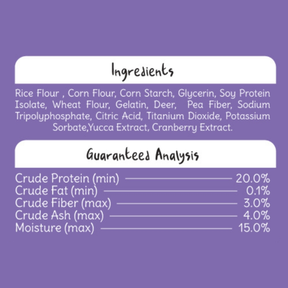 PROBALANCE MUNCHIEZZ 100G DENTAL BAR M DEER & YUCCA DOG SNACK image 5
