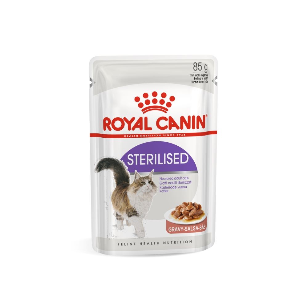 ROYAL CANIN WET STERILISED POUCH 85G WET CAT FOOD image 3