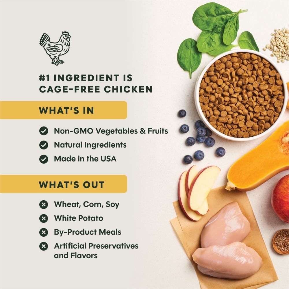 INSTINCT DOG BE NATURAL 2KG (4.5LB) CHICKEN & BROWN RICE RECIPE DRY DOG FOOD image 5