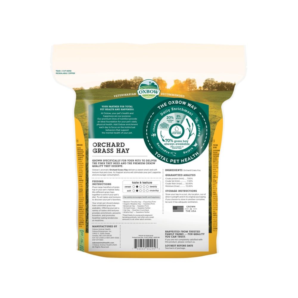 OXBOW ORCHARD GRASS HAY 15OZ image 2