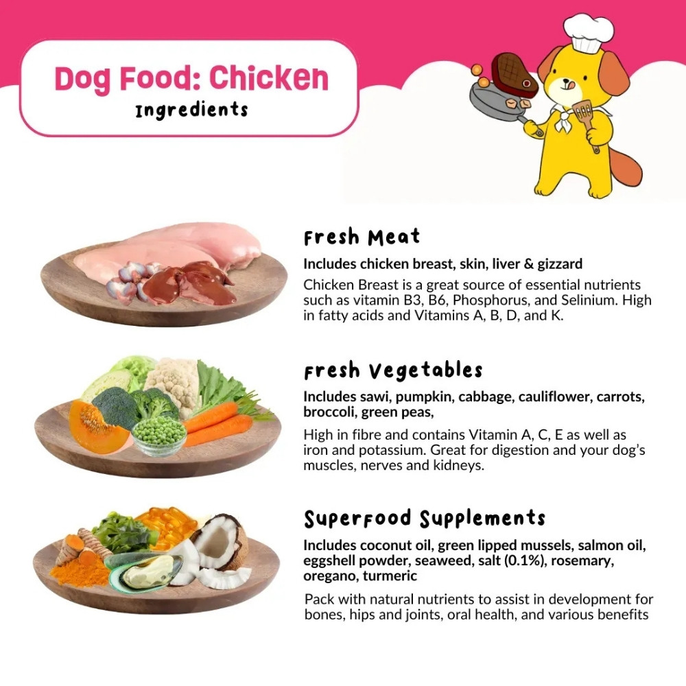 PETCHEF DOG 100G CHICKEN RECIPE COOKED DOG FOOD image 2