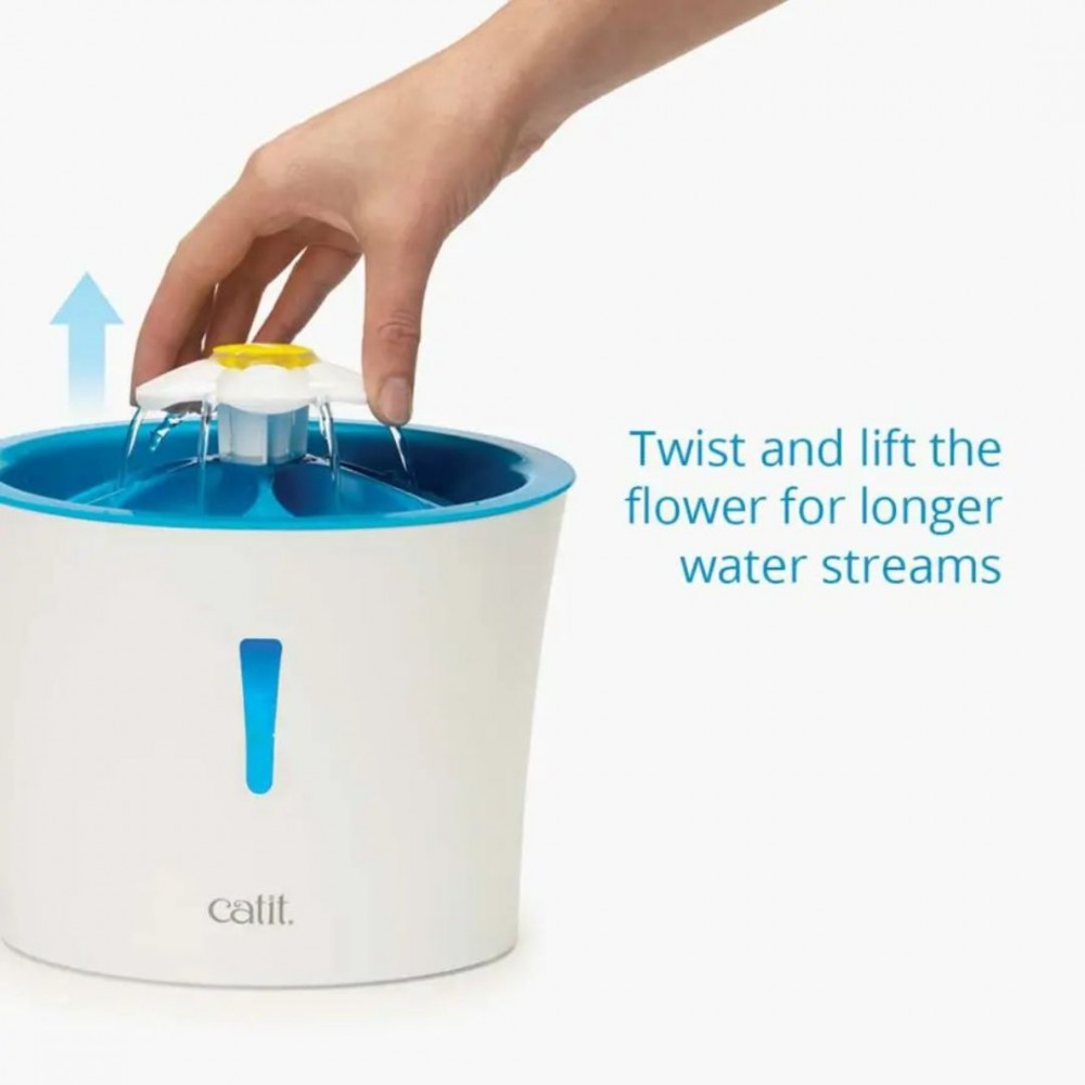 CATIT FLOWER DRINKING FOUNTAIN WITH LED 3L image 5