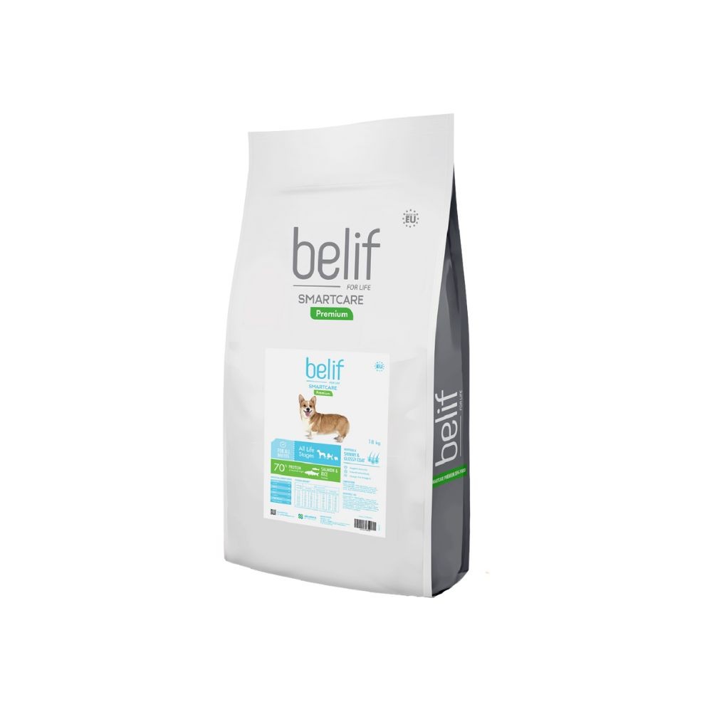 BELIF DOG SMARTCARE SALMON & RICE DRY DOG FOOD image 2
