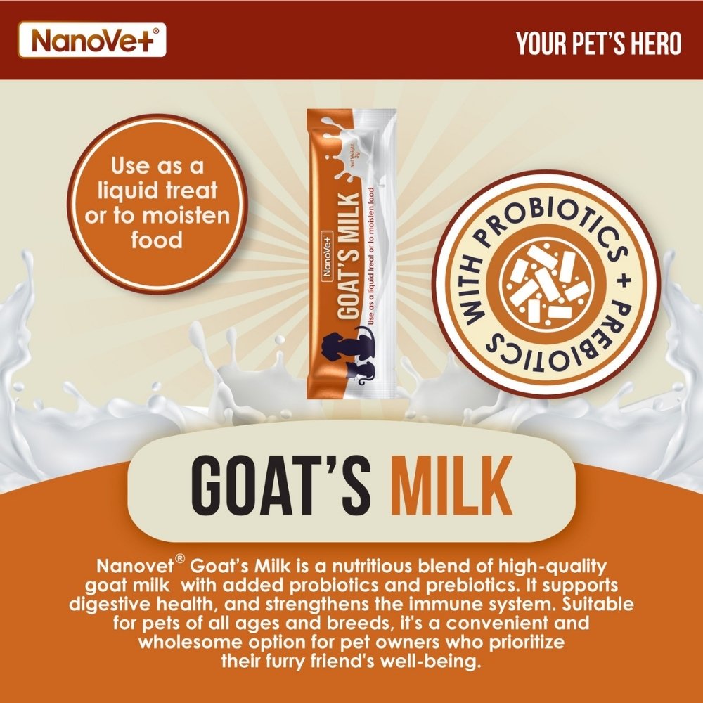 NANOVET SACHETS GOAT MILK 20X3G image 6
