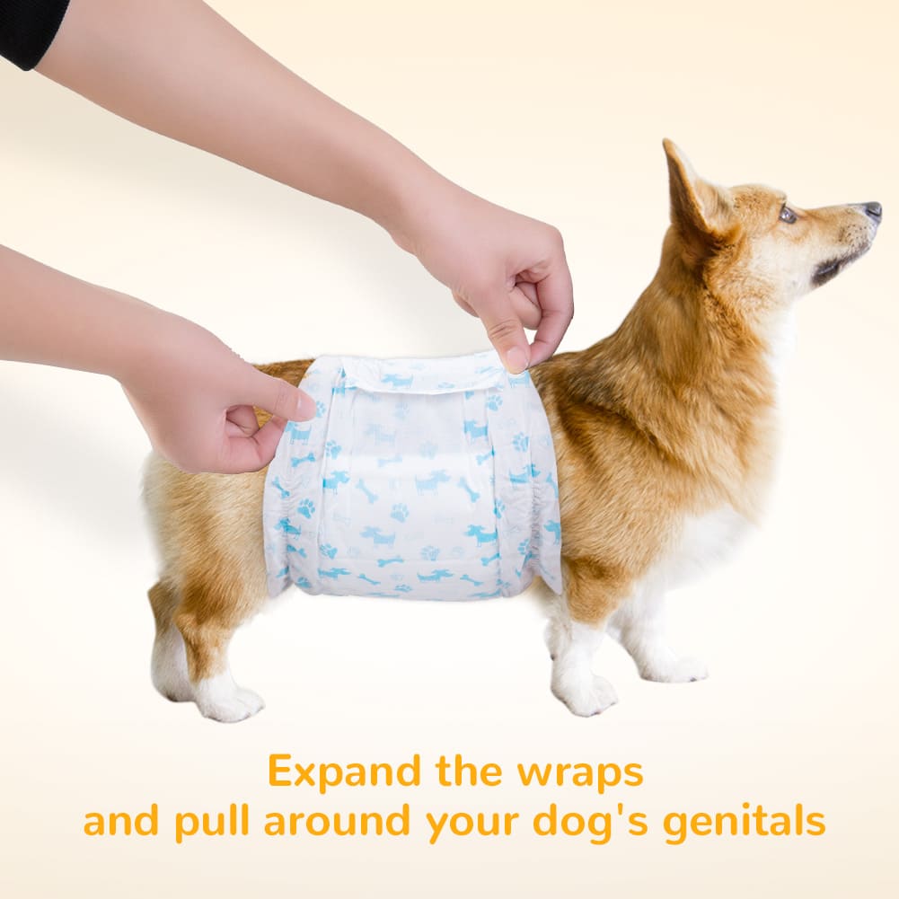 DONO CLASSIC DISPOSABLE PET DIAPER MALE XS 14PCS image 2