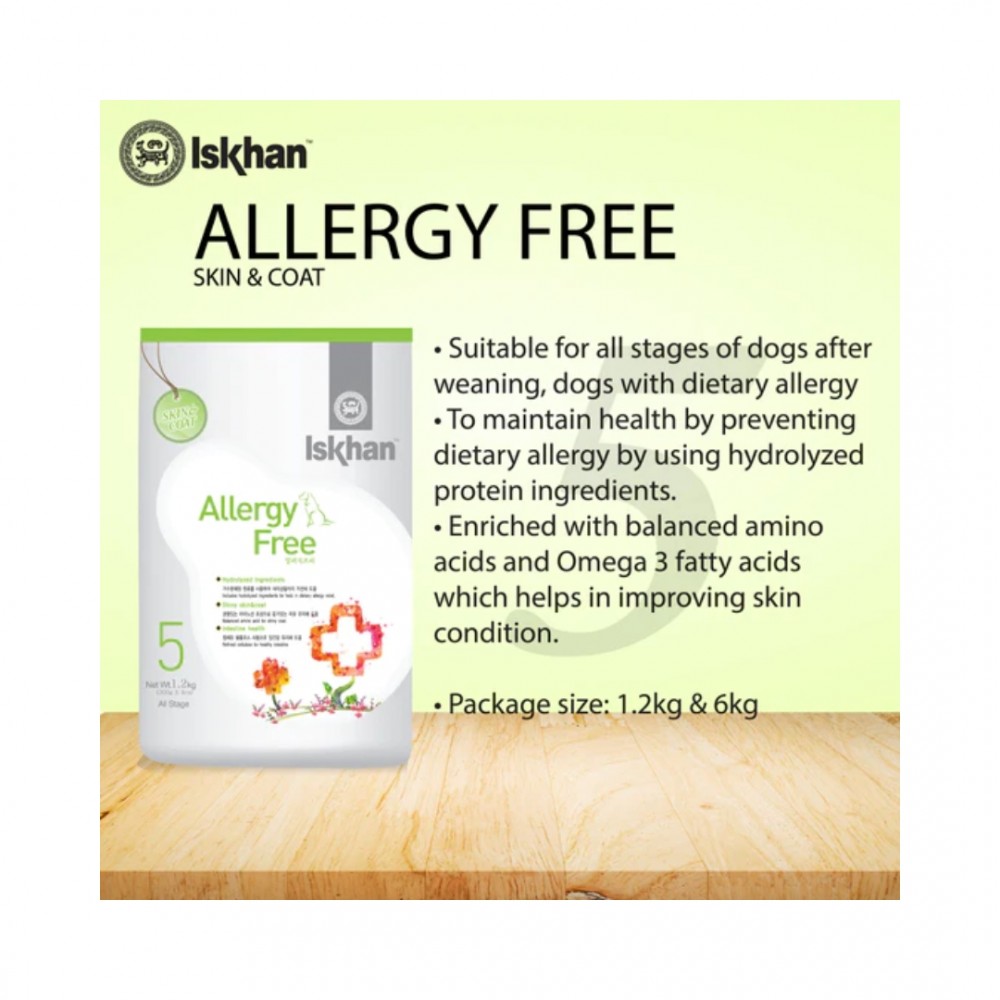 ISKHAN ALLERGY FREE 6KG DRY DOG FOOD image 2