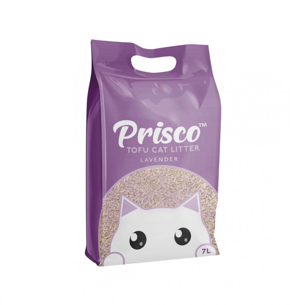 PRISCO 7L LAVENDER TOFU CAT LITTER image 2