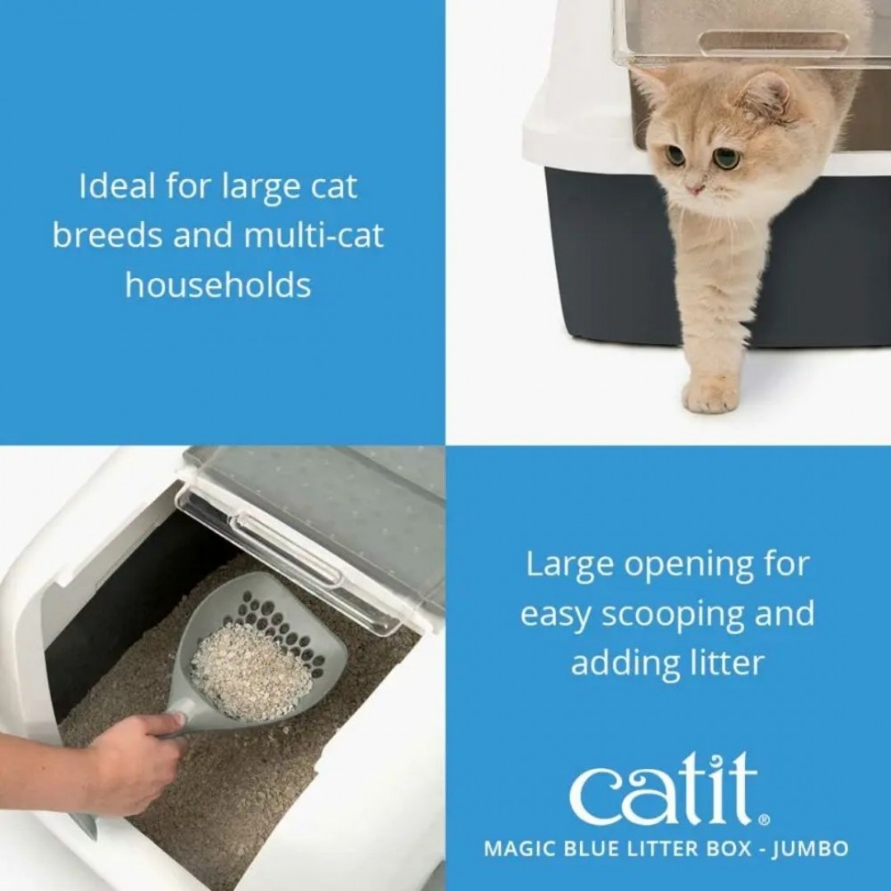 CATIT 2.0 MAGIC BLUE JUMBO CAT PAN image 3
