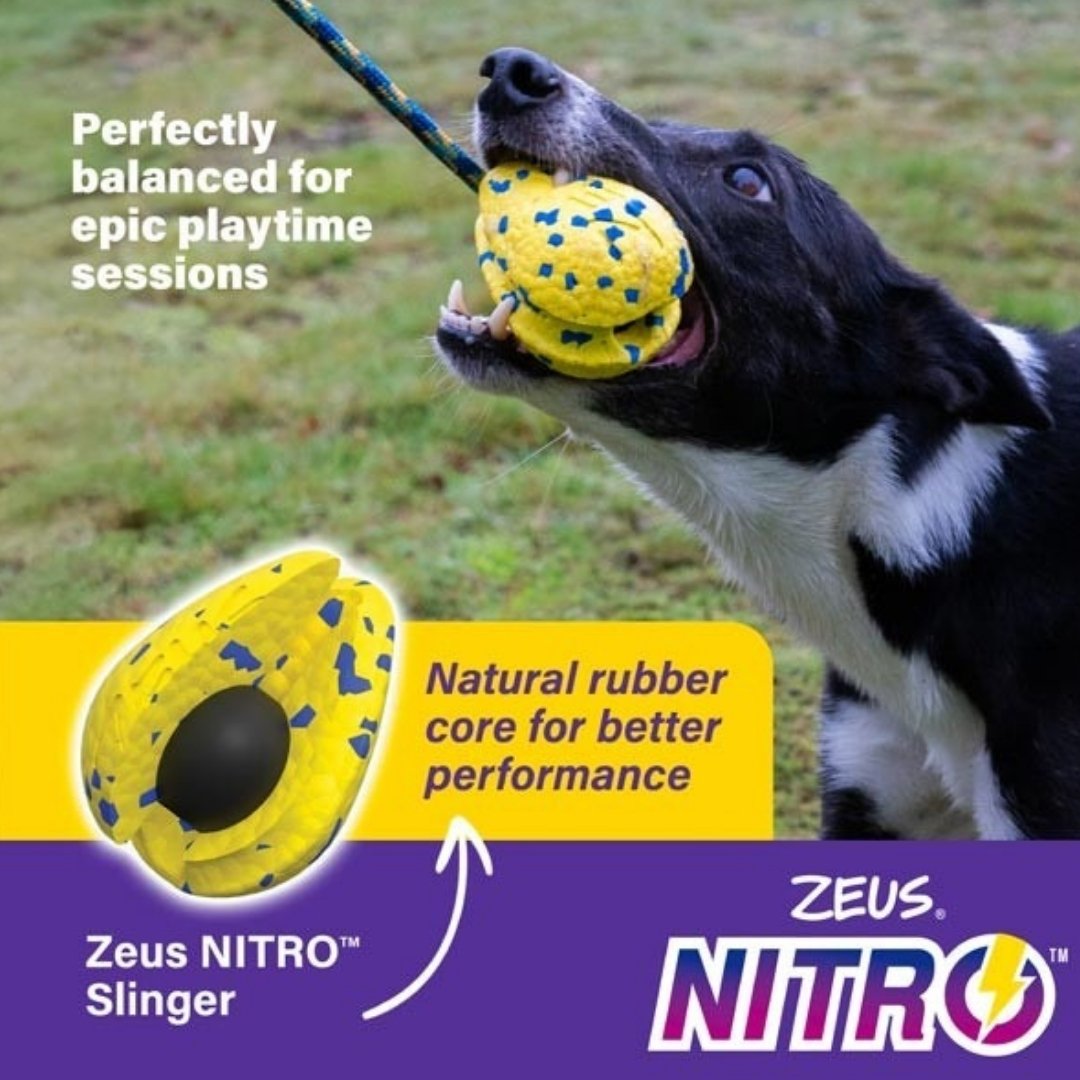 ZEUS DOG NITRO WEIGHTED SLINGER WITH ROPE 9.2CM image 3