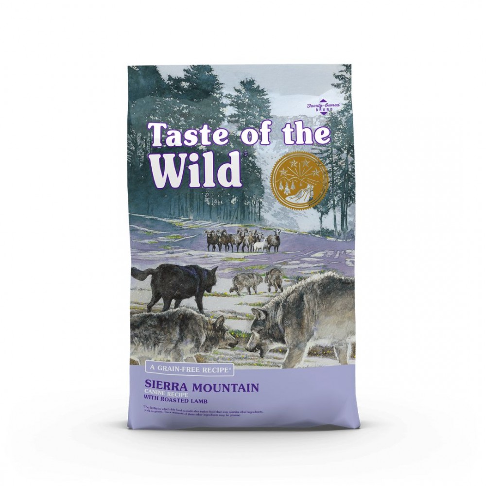 TASTE OF THE WILD DOG 12.2KG SIERRA MOUNTAIN ROASTED LAMB DRY DOG FOOD image 2