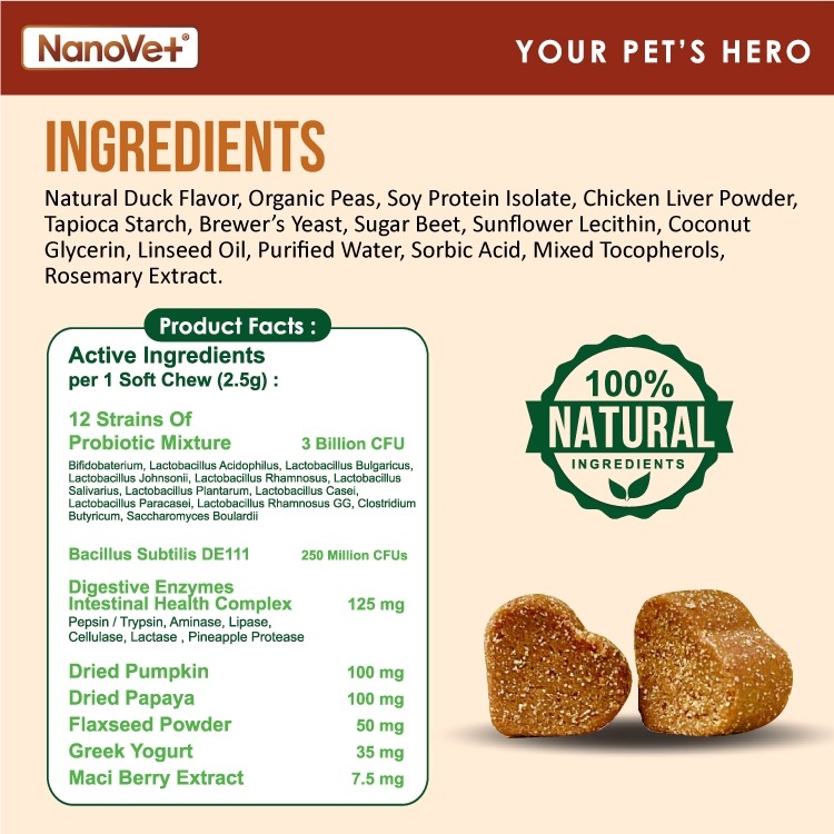 NANOVET PROBIOTIC CHEWS 45PCS image 8