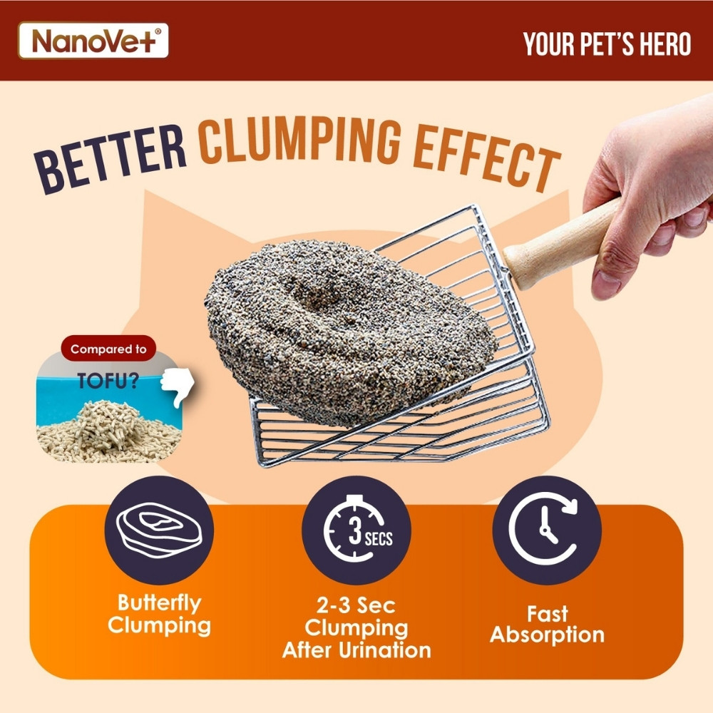 NANOVET SYOK CAT LITTER 8KG image 3