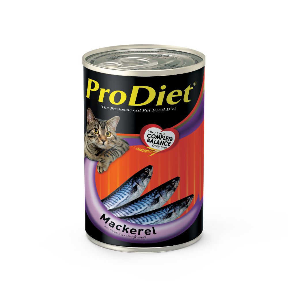 PRODIET 400G MACKEREL WET CAT FOOD image 1