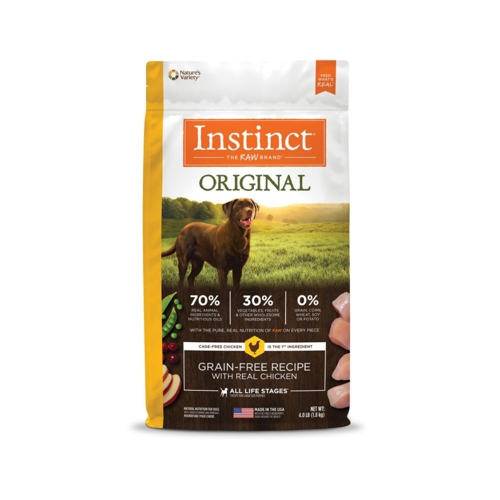 INSTINCT DOG ORIGINAL 1.8KG (4LB) GRAIN FREE RECIPE WITH REAL CHICKEN DRY DOG FOOD image 2