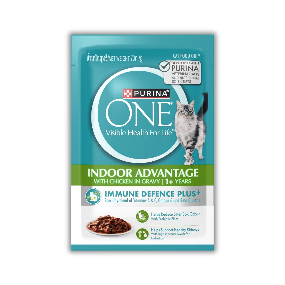 PURINA ONE 70G WET CAT POUCH image 3