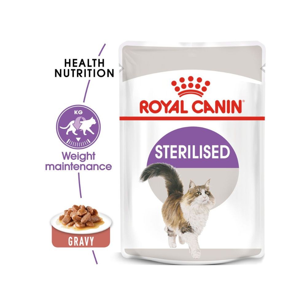 ROYAL CANIN WET STERILISED POUCH 85G WET CAT FOOD image 2