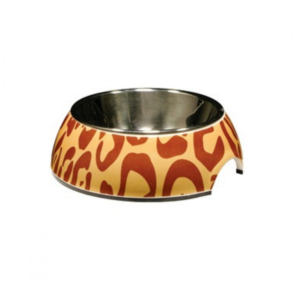 CATIT 2IN1 LEOPARD BOWL WITH STAINLESS STEEL INSERT XS 160ML image 2