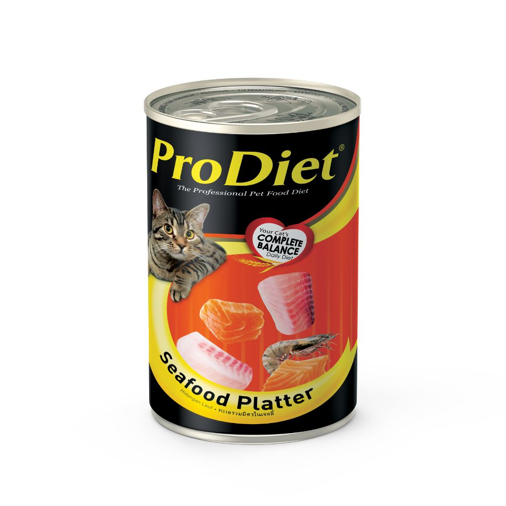 PRODIET 400G SEAFOOD PLATTER WET CAT FOOD image 1