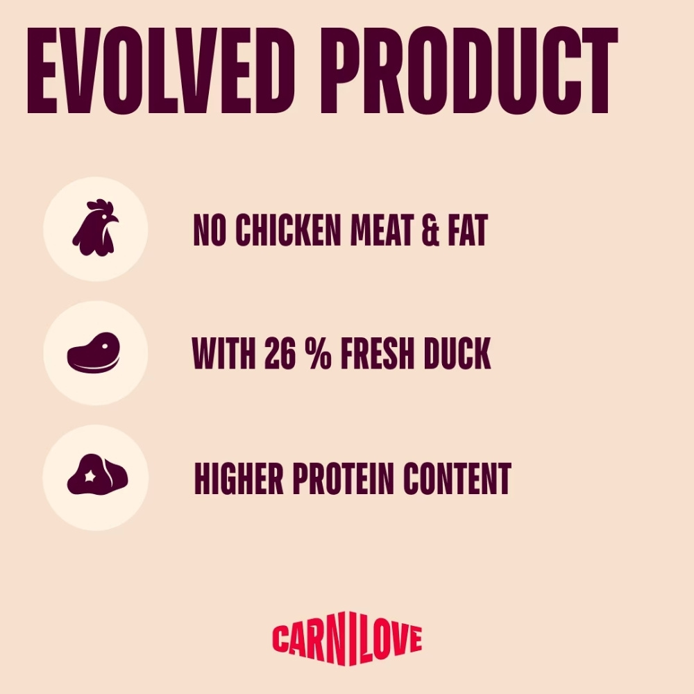 CARNILOVE CAT 400G DUCK & PHEASANT STERILISED ADULT DRY CAT FOOD image 2